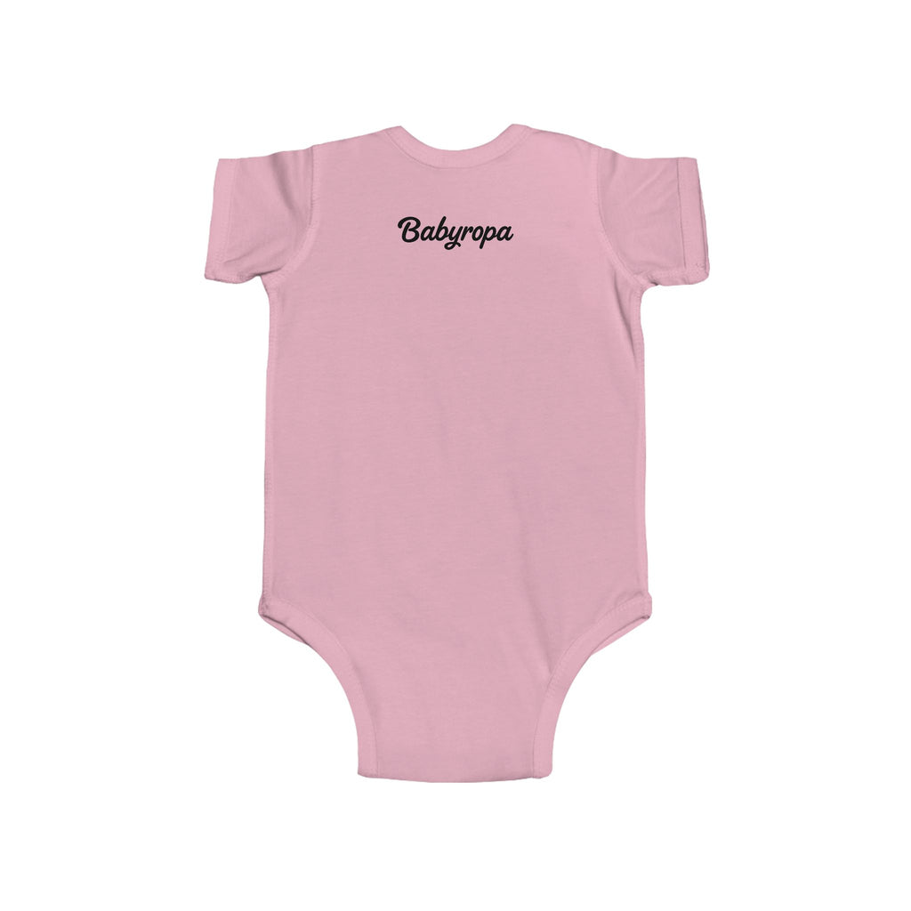 Pink Baby Face Pacifier Infant Bodysuit | Cute Cartoon Baby Head